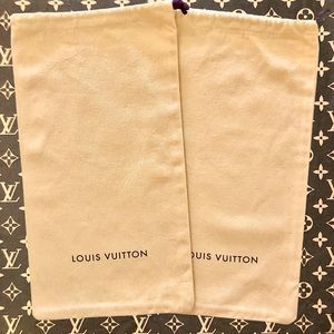 Louis Vuitton Pair of Dust Bags